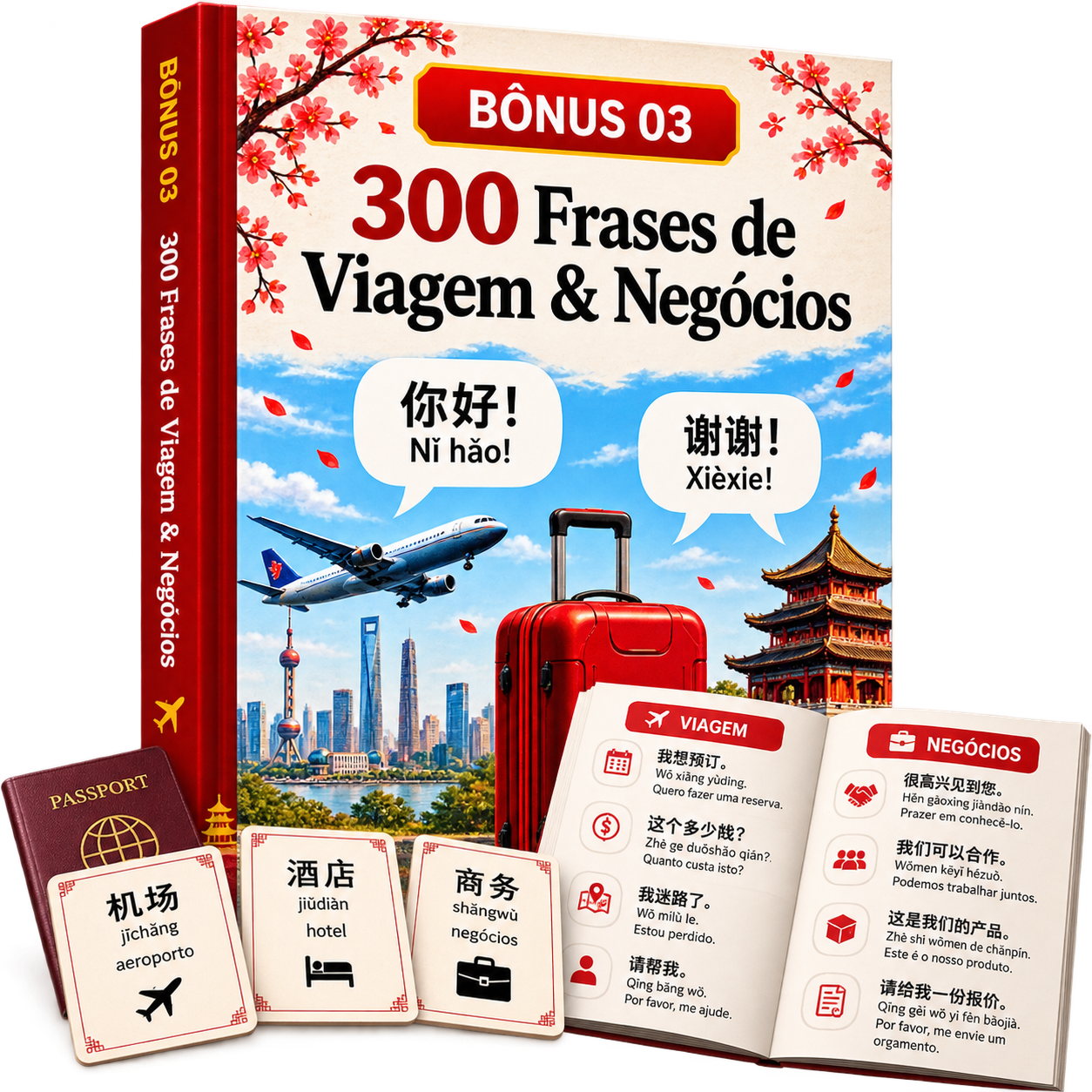 Bônus 03 — 300 Frases de Viagem & Negócios